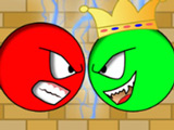 Игра Красный Шар Против Зелёного Короля